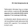 III. fokú hőségriasztás