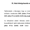 II. fokú hőségriasztás meghosszabbítása